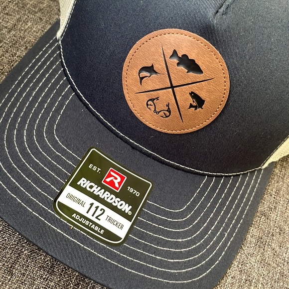 REAL TREE FISHING Logo Hat Richardson Adjustable Snap Back. - Picture 4 of 7